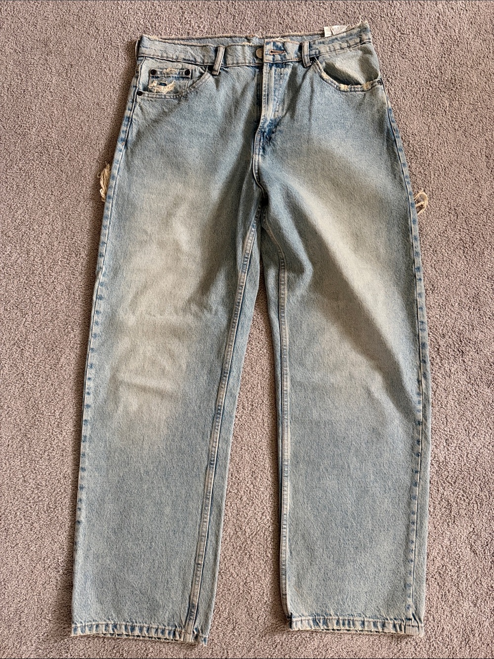 Zara Light Blue Relaxed Fit Men’s Jeans